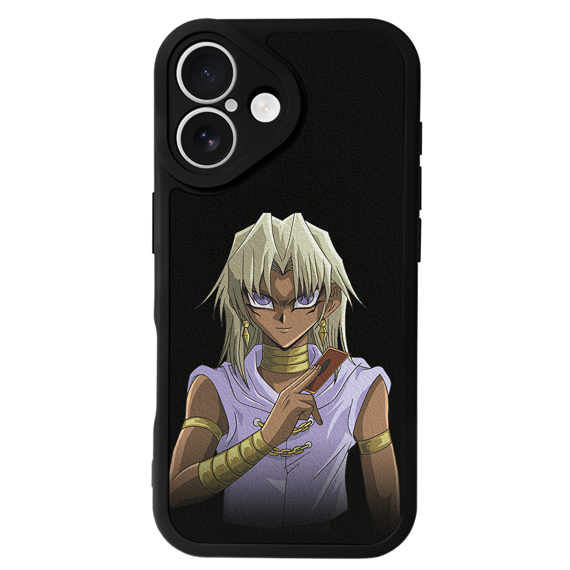 遊☆戯☆王 Yu-Gi-Oh! 【iPhone 16シリーズ対応】シリコンスマホケース（レザー調） 材質：シリコン